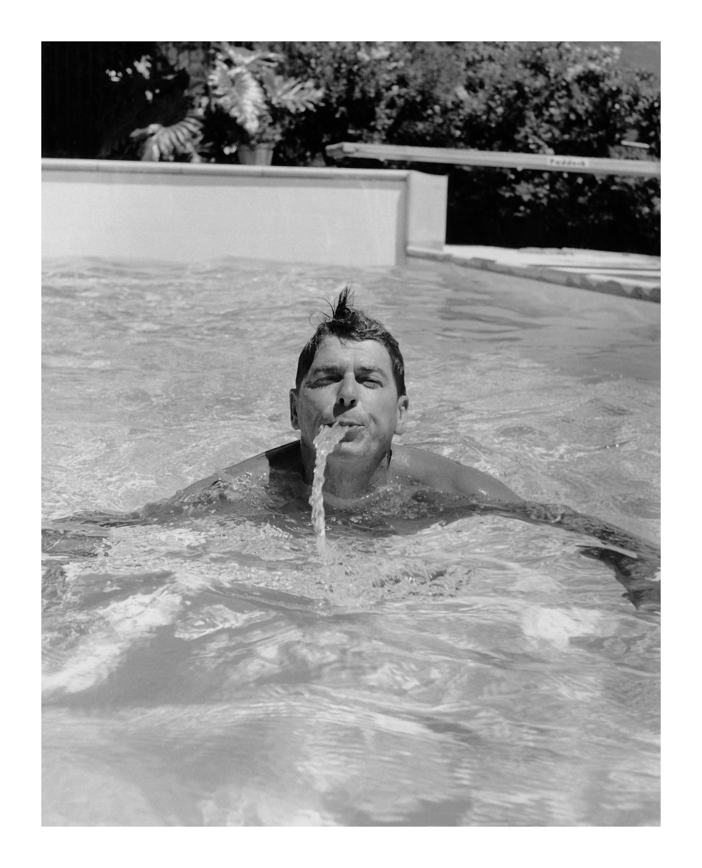Ronald Reagan Swimming