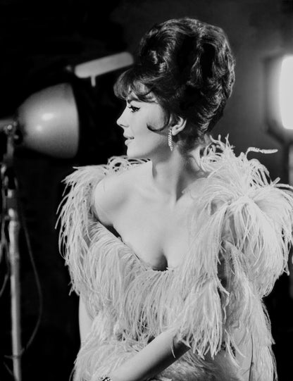 Natalie Wood in Feathered Dress