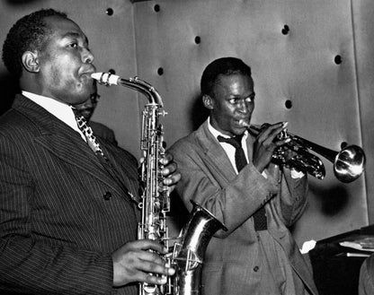 Charlie Parker Playing Saxophone