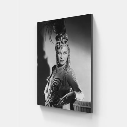 Mae West in Headdress