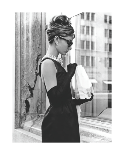 Audrey Hepburn Breakfast at Tiffany's Iconic Shot