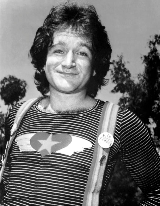 Robin Williams in Suspenders