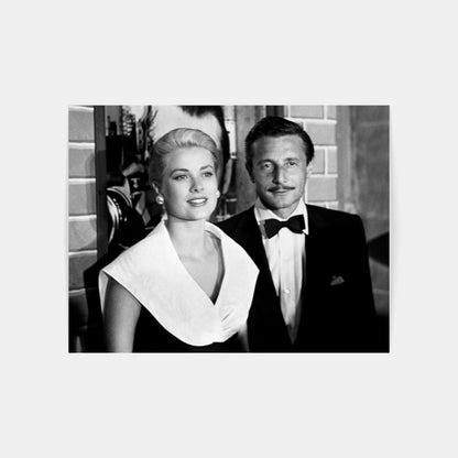 Grace Kelly and Oleg Cassini at the Premiere of Rear Window