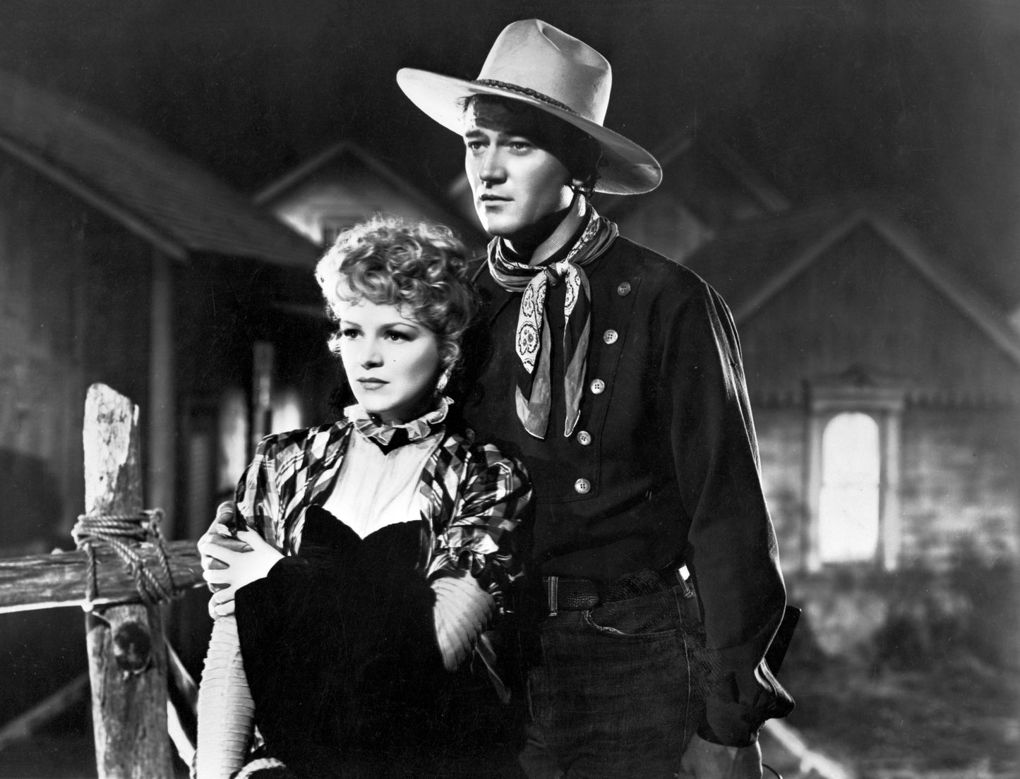 John Wayne et Claire Trevor dans « La Chevauchée fantastique »