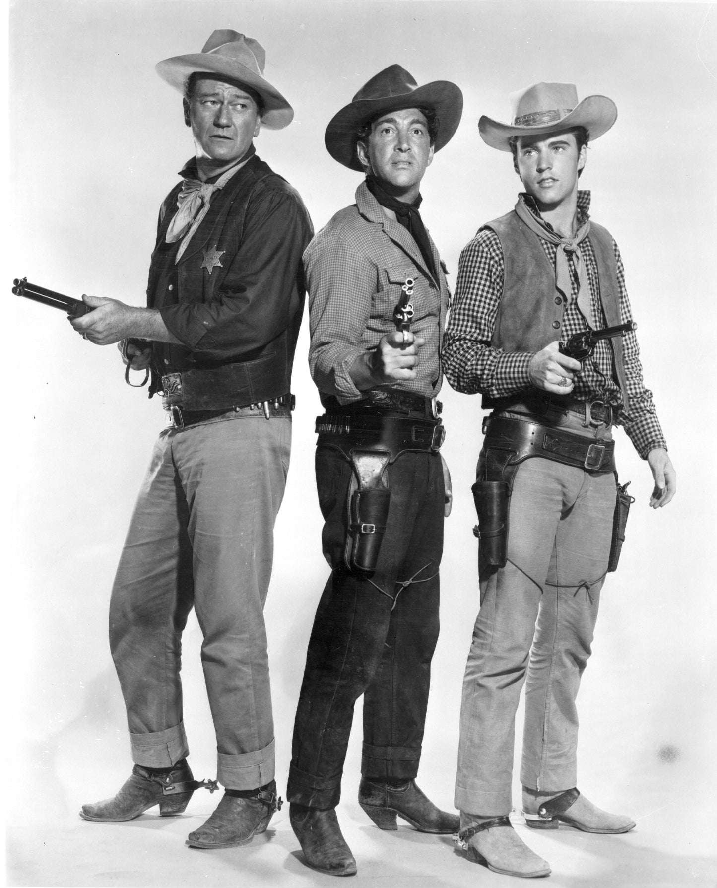 John Wayne, Ricky Nelson et Dean Martin dans « Rio Bravo »