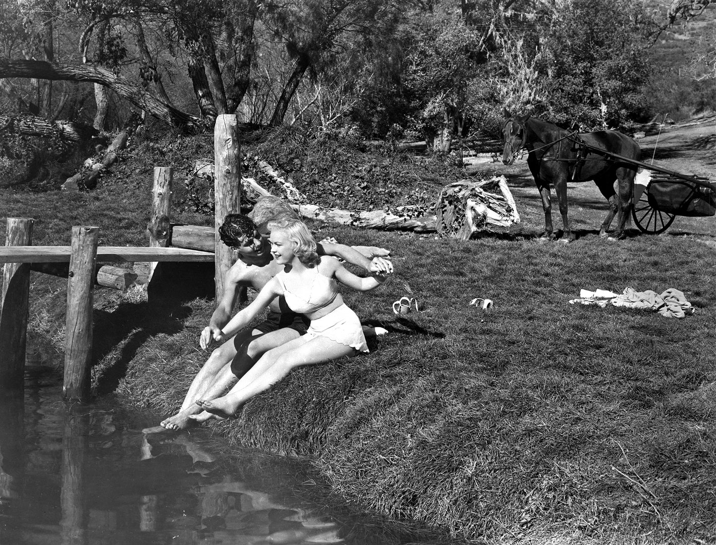 Home in Indiana Water Scene