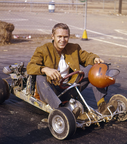 Steve McQueen in Go-Kart