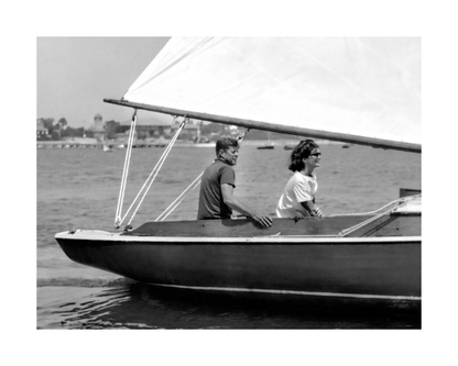 John F. Kennedy and Jackie Kennedy Sailing