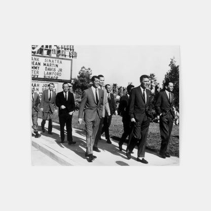 The Rat Pack Walking at The Sands