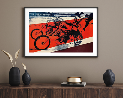 Easy Rider Bike Scene - Peter Tunney Signed