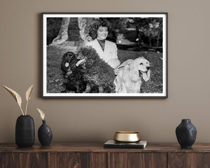 Katharine Hepburn with Dogs