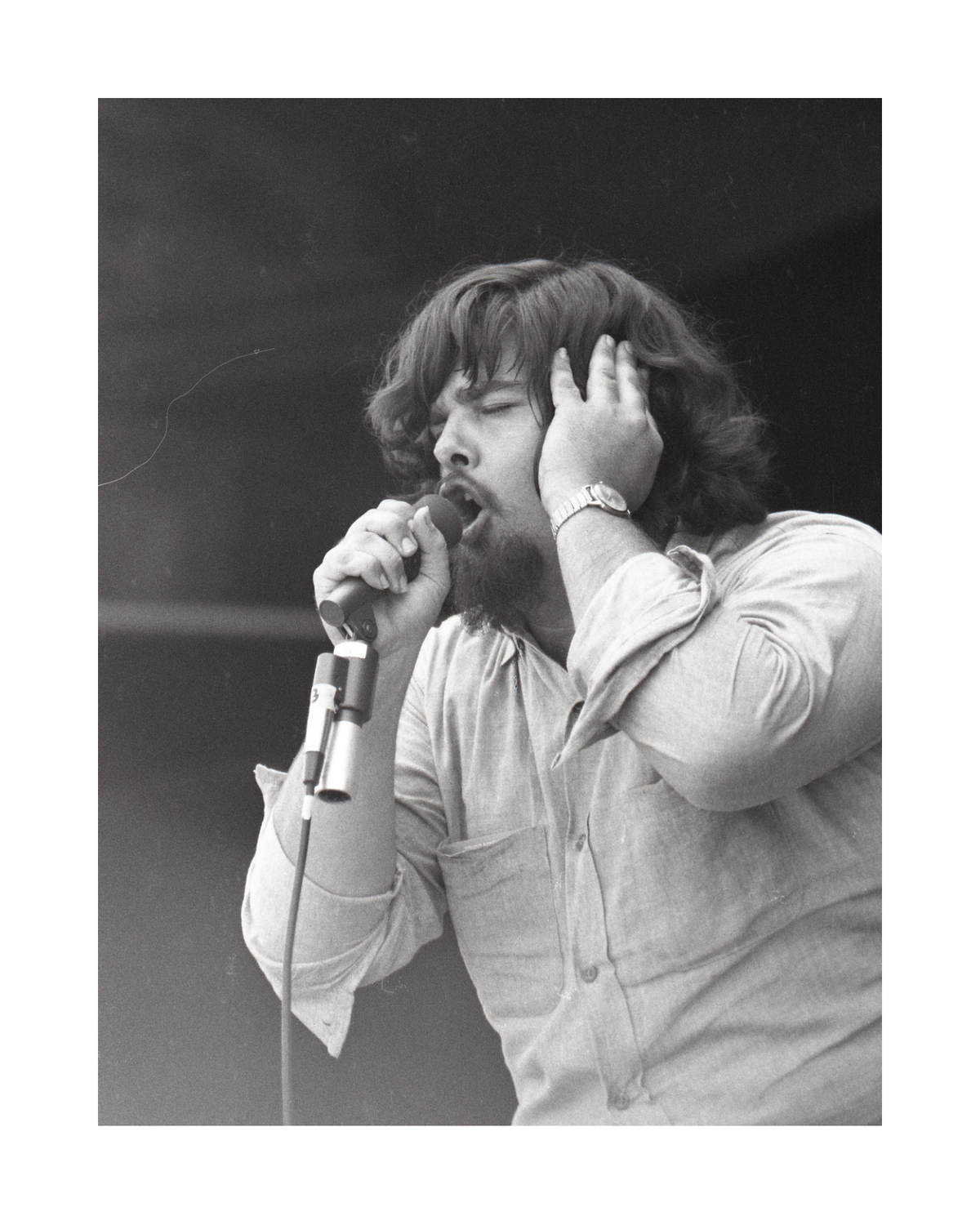 Bob Hite of Canned Heat Singing at Monterey Pop