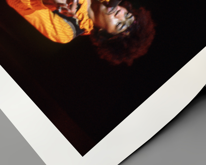 Jimi Hendrix on Microphone at Monterey Pop