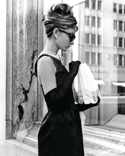 Audrey Hepburn Breakfast at Tiffany's Iconic Shot