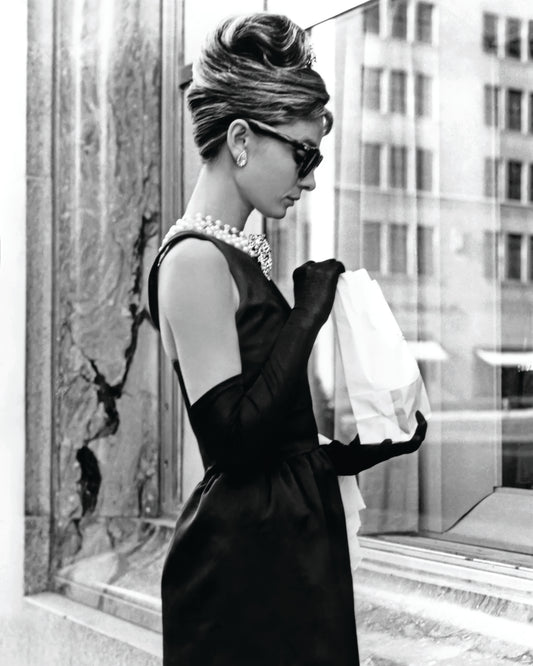 Audrey Hepburn Breakfast at Tiffany's Iconic Shot