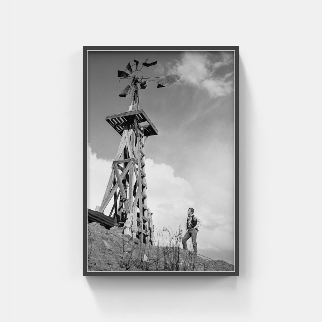 James Dean with Windmill in "Giant"