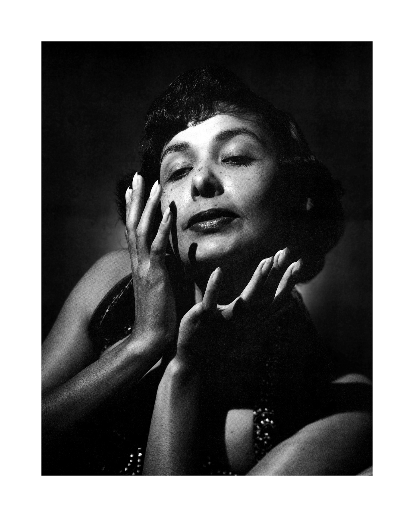 Lena Horne in Dramatic Studio Portrait