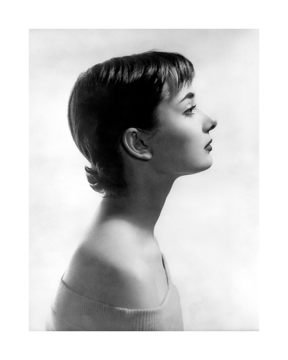 Audrey Hepburn Stunning Profile Portrait