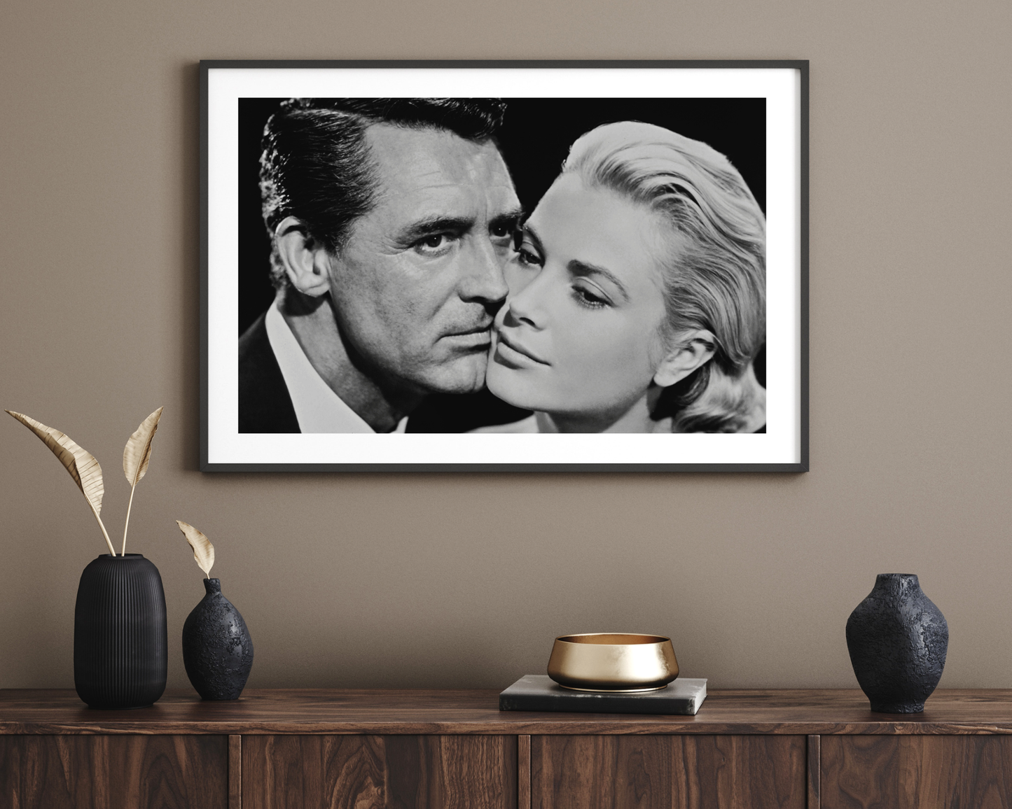 Cary Grant et Grace Kelly dans La Main au collet