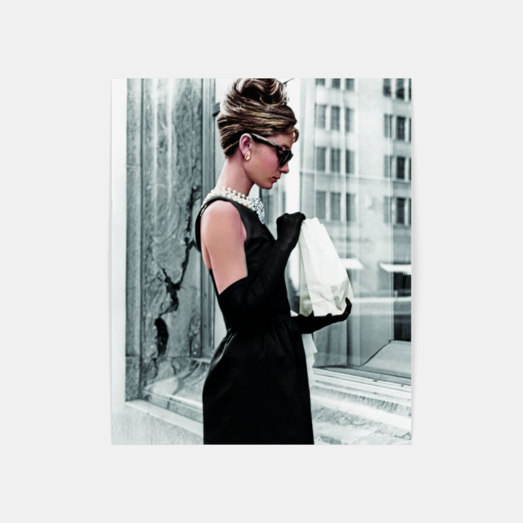 Audrey Hepburn "Breakfast at Tiffany's" Iconic Shot