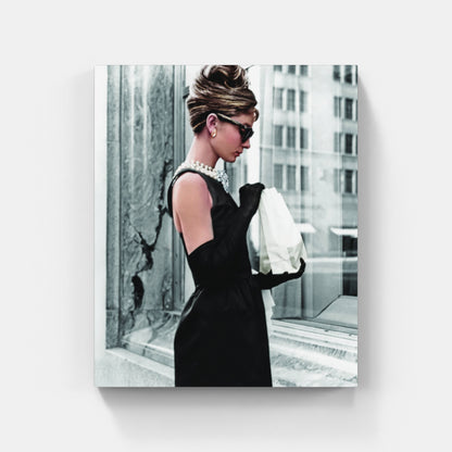 Audrey Hepburn "Breakfast at Tiffany's" Iconic Shot