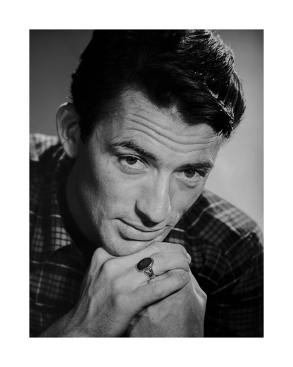 Gregory Peck Closeup Portrait