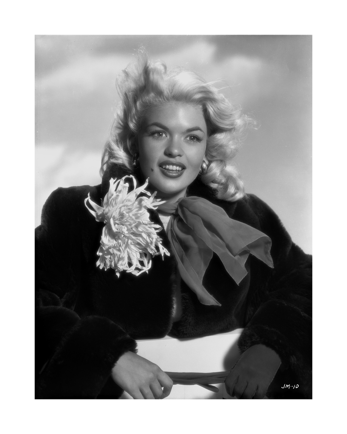 Jayne Mansfield Smiling in Coat