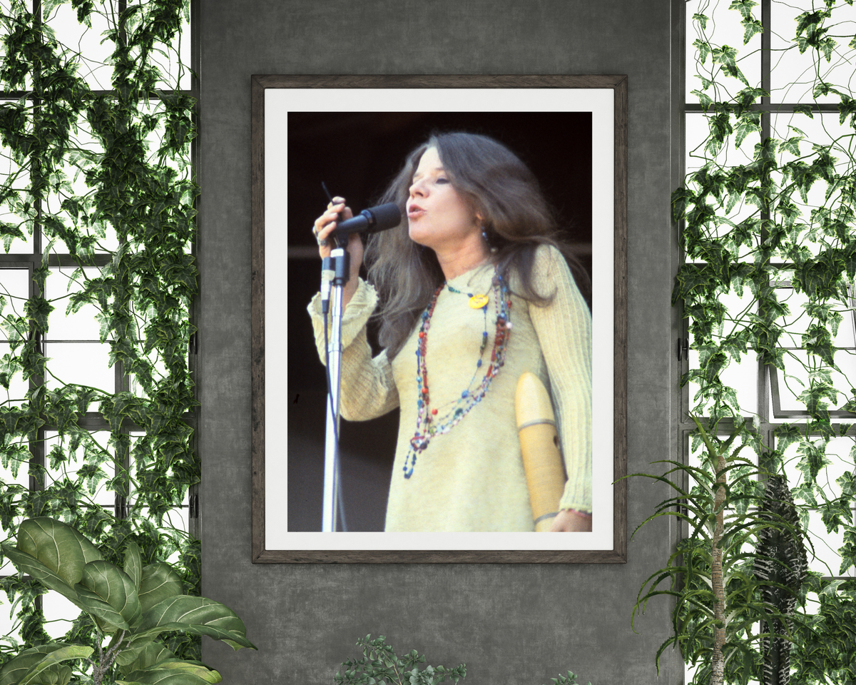 Janis Joplin in Yellow at Monterey Pop