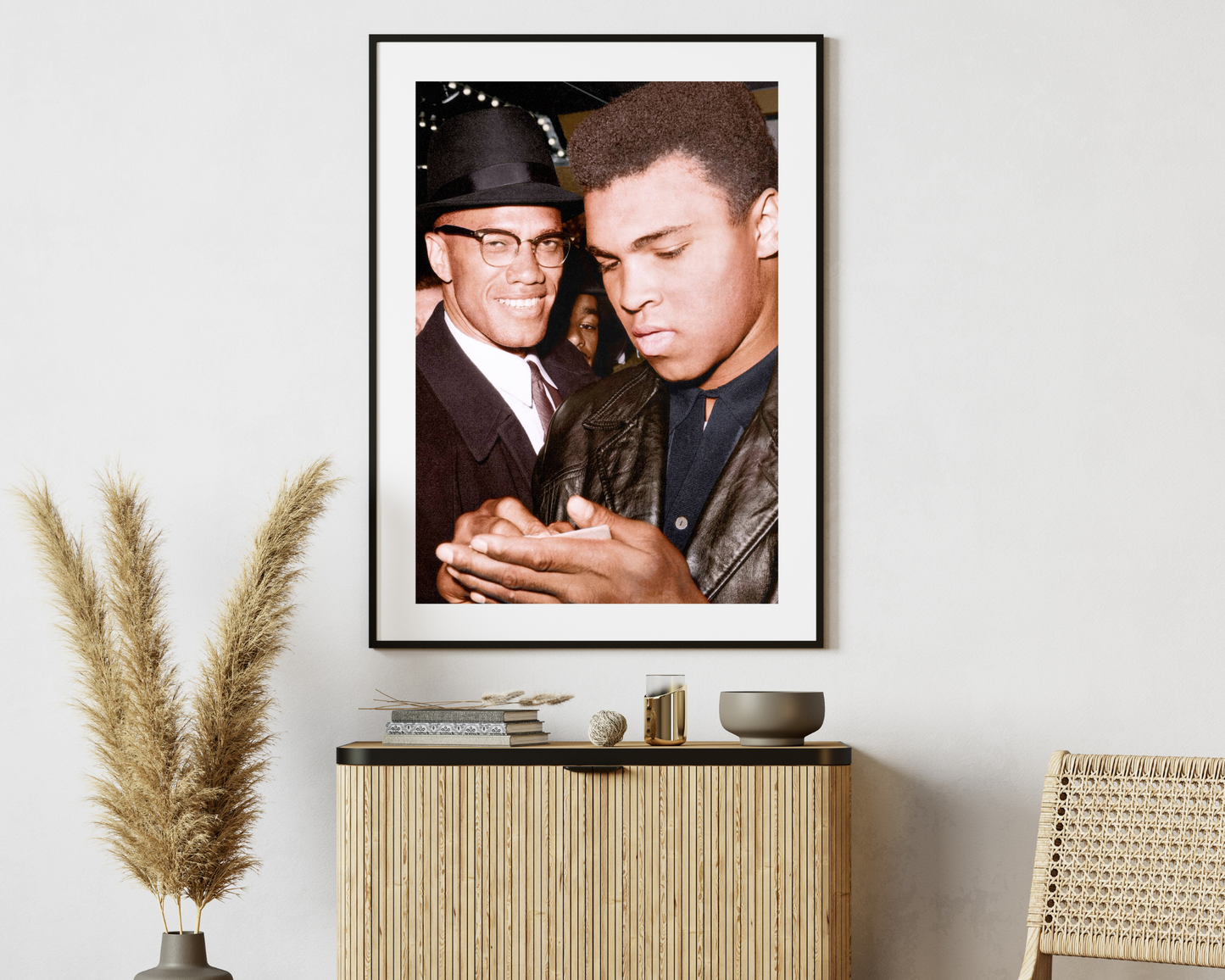 Mohamed Ali et Malcolm X
