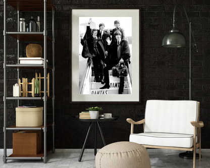 Die Beatles kommen in London an