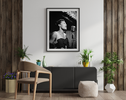 Billie Holiday beim Downbeat