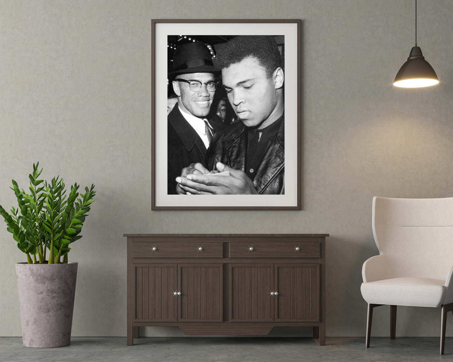 Mohamed Ali et Malcolm X