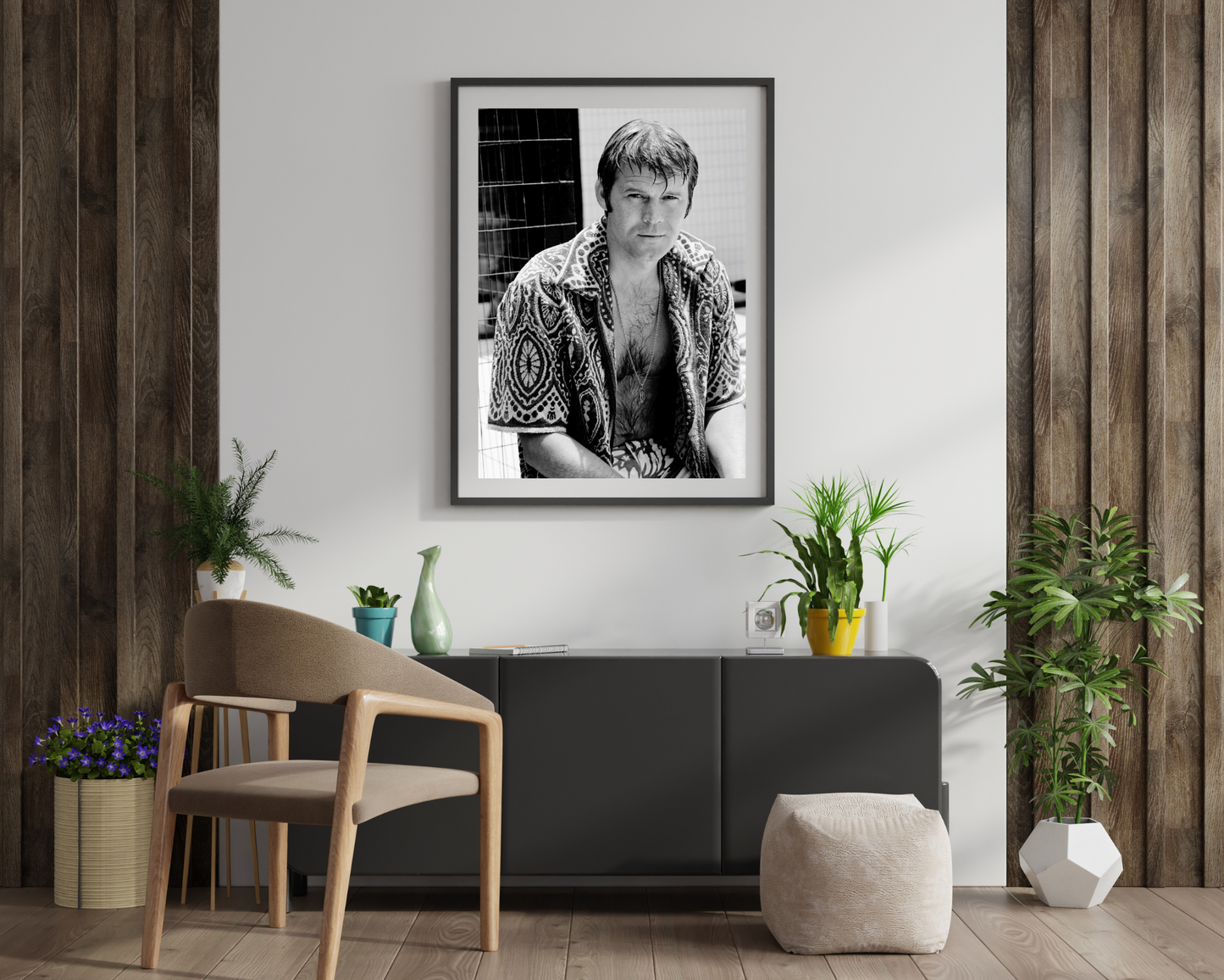Johnny Cash spielt Mundharmonika