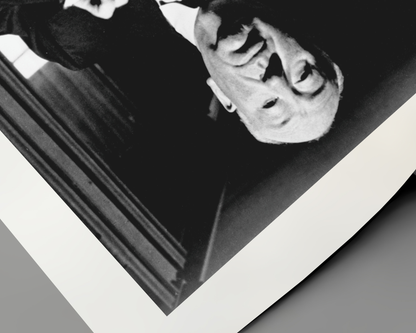 Hitchcock sur le tournage de « Psychose »