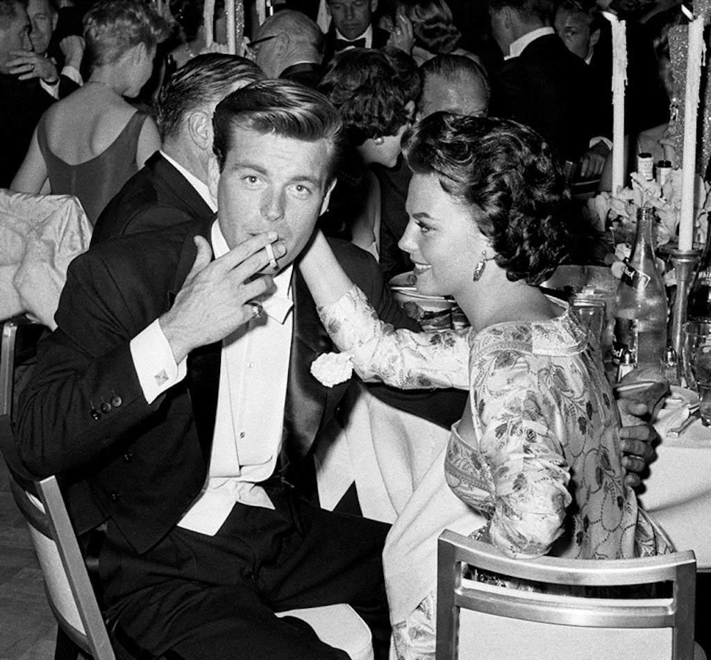 Robert Wagner und Natalie Wood beim Oscar-Dinner