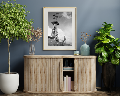 James Dean with Windmill in "Giant"