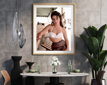 Elizabeth Taylor hinter den Kulissen