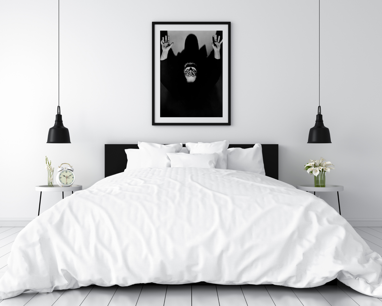 Johnny Cash joue de l'harmonica