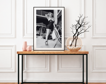 Le glamour de Marilyn Monroe au bord de la piscine