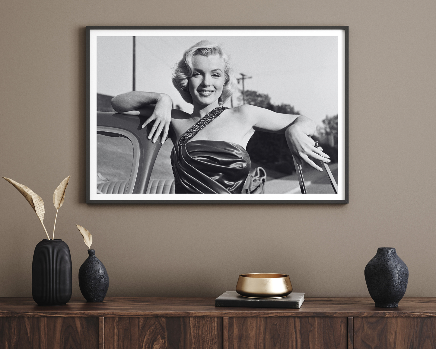 Marilyn Monroe with Classic Roadster for "How to Marry a Millionaire"