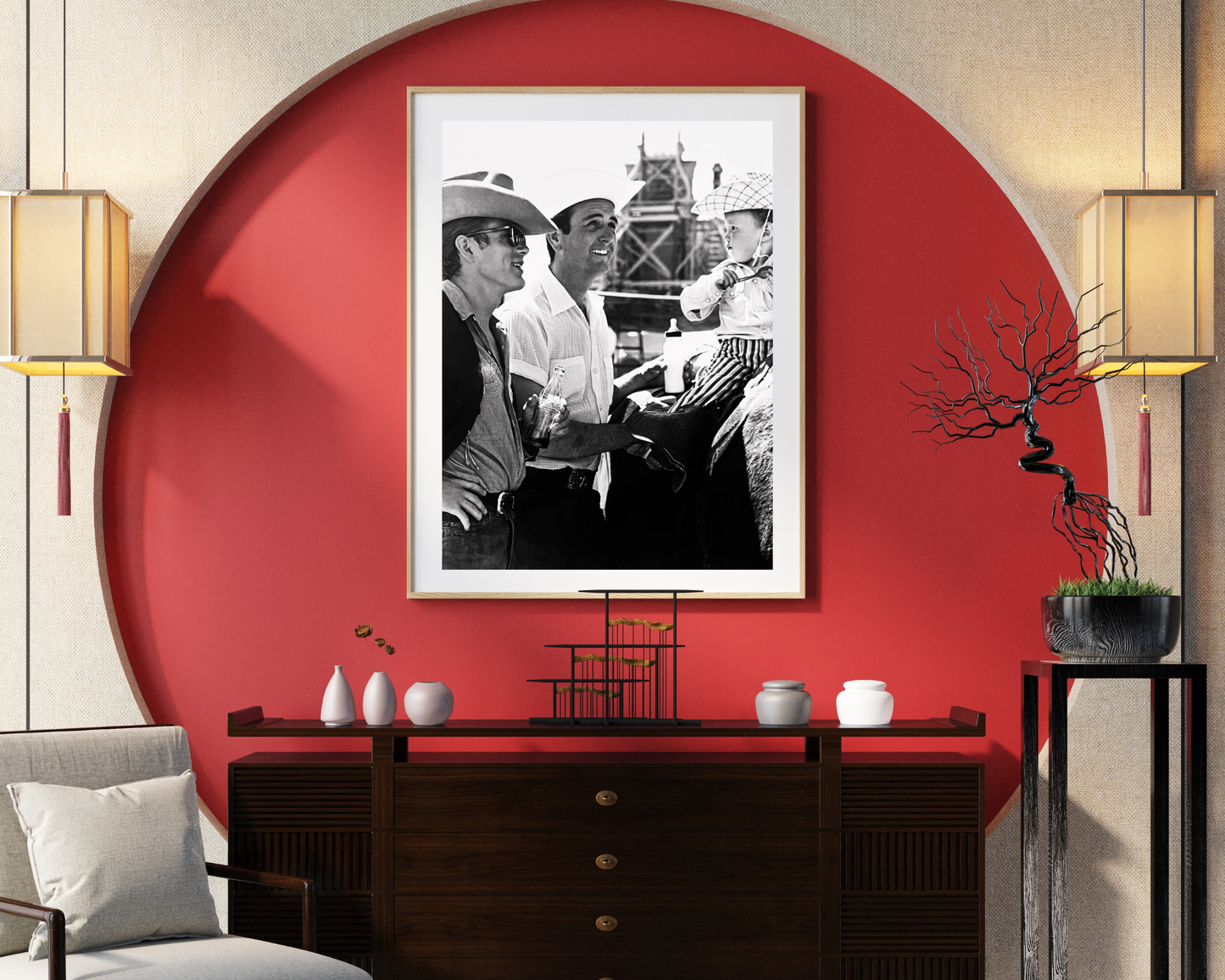 James Dean with Coca-Cola