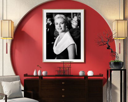 Grace Kelly at the Premiere of Rear Window