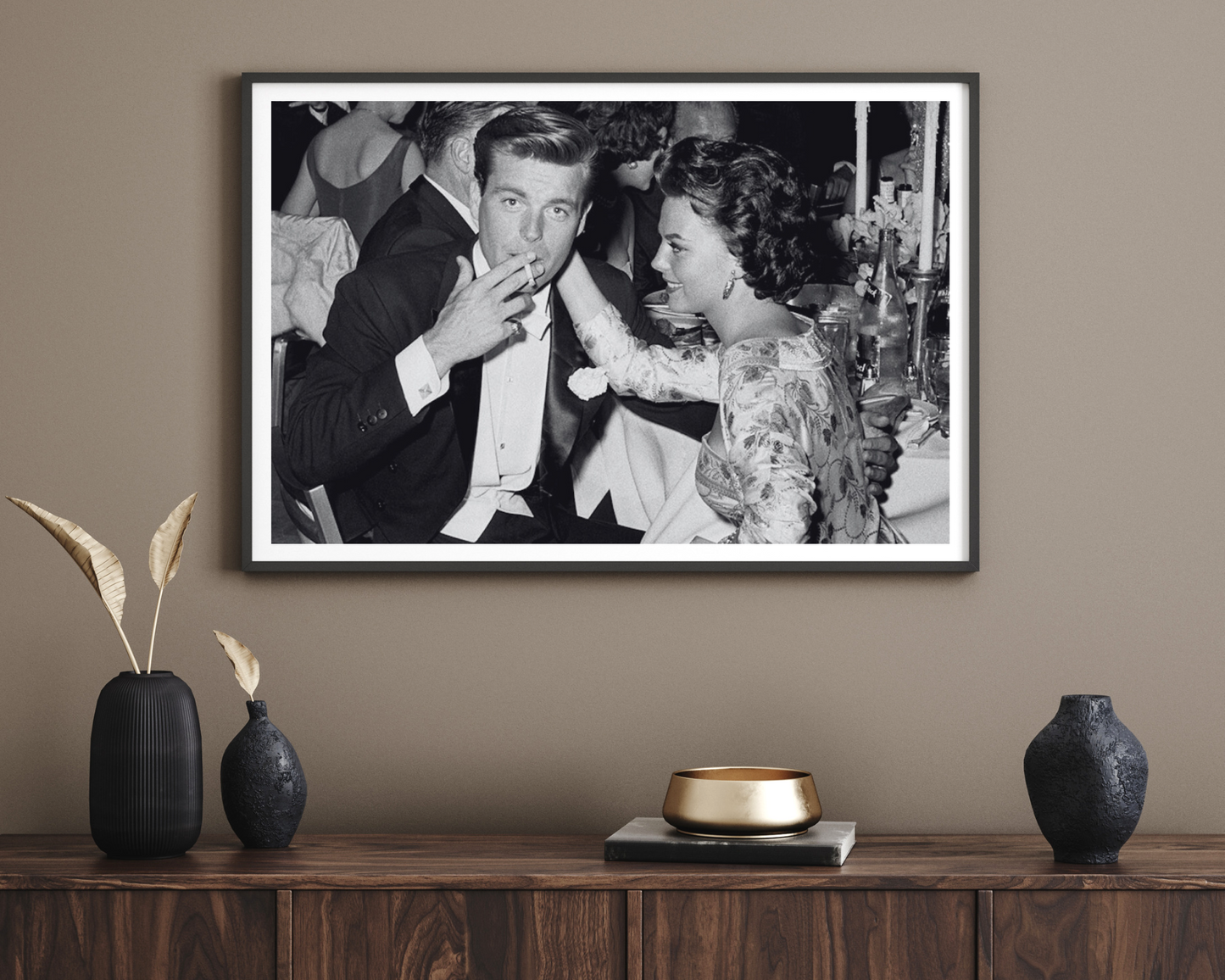 Robert Wagner and Natalie Wood at Oscar Dinner