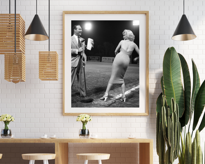 Marilyn Monroe im Dodger Stadium