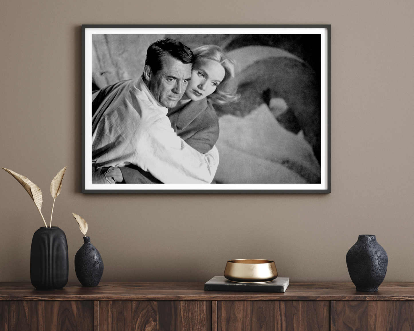 Cary Grant and Eva Marie Saint in "North by Northwest"