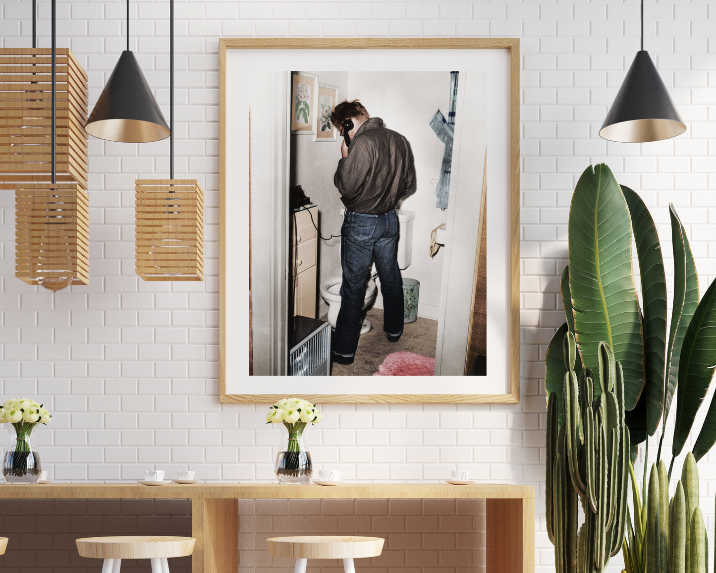 James Dean in der Toilette