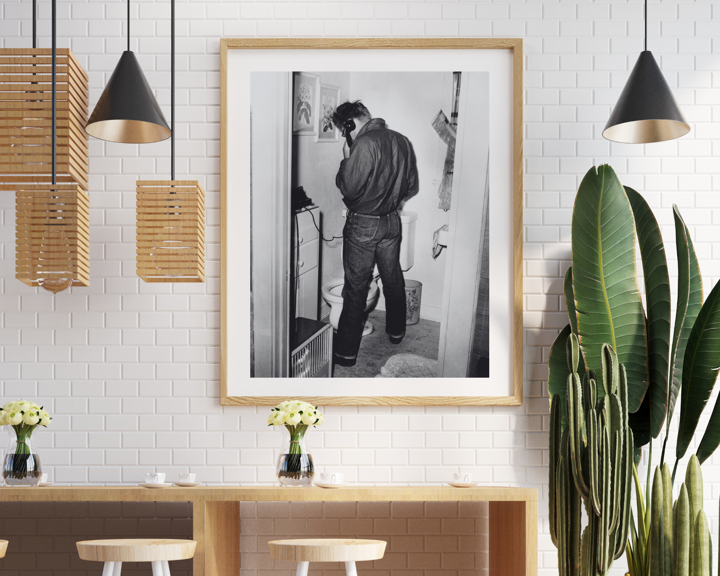 James Dean in Restroom