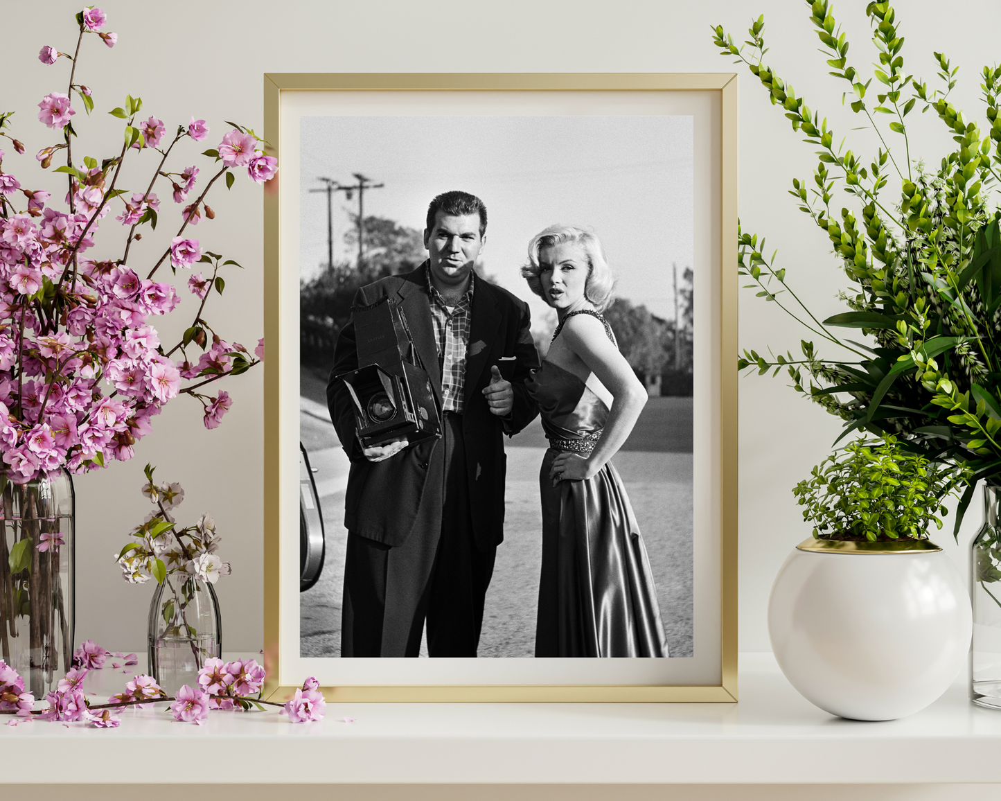 Frank Worth and Marilyn Monroe