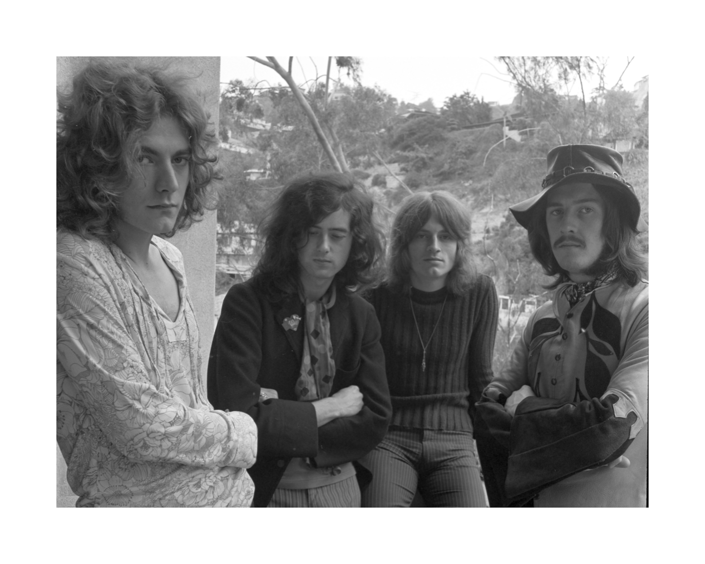 Led Zeppelin Outside the Chateau Marmont
