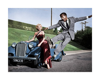 Marilyn Monroe and Sammy Davis Jr in "How to Marry a Millionaire"